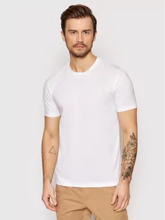Koszulki męskie - Hugo Boss T-Shirt Tessler 50468395 Biały Slim Fit - grafika 1