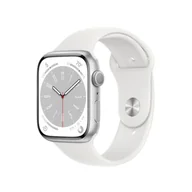 Smartwatch - Apple Watch 8 45mm GPS Silver Aluminium Case/White Sport Band - miniaturka - grafika 1