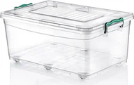 Pojemniki kuchenne - Chomik Pojemnik plastikowy z pokrywą 50L na kółkach - miniaturka - grafika 1