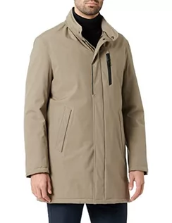 Płaszcze męskie - bugatti Męski płaszcz 234600-29034, beżowy, standardowy - grafika 1