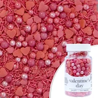 Dodatki do ciast w proszku - Posypka cukrowa Walentynki - VALENTINE'S DAY mix Sweet Decor, 70 g - miniaturka - grafika 1