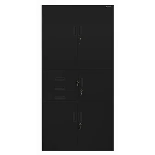 JAN NOWAK model FILIP II biurowa szafa metalowa z sejfem na akta i dokumenty - Szafy biurowe JAN NOWAK model FILIP II biurowa szafa metalowa z sejfem na akta i dokumenty - Szafy biurowe - miniaturka - grafika 1