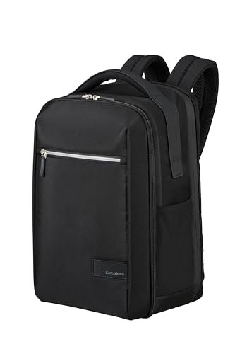 Samsonite Litepoint – bagaż podręczny pod siedzeniem (40 x 25 x 20 cm – 21 l – 0,70 kg) – torba kabinowa, plecak samolotowy, plecak Underseat, czarny (czarny)
