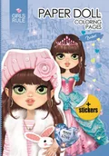 Zabawki kreatywne - Papierowa Lalka Do Wycinania Z Naklejkami Isabel - miniaturka - grafika 1