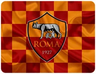 Podkładki pod mysz - PODKŁADKA POD MYSZKĘ AS ROMA Z IMIENIEM 23x19CM DO LAPTOPA - miniaturka - grafika 1