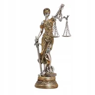 Figurki dekoracyjne - TEMIDA Statuetka Bogini Sprawiedliwości wykonana z żywicy RZEŹBA - miniaturka - grafika 1