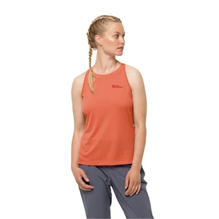 Top damski Jack Wolfskin PRELIGHT TANK W guave - XS - Koszulki i topy damskie - miniaturka - grafika 1