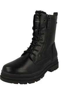 Tom Tailor Damskie sztyblety 8490030003, czarne, rozmiar 39 EU, czarny, 39 eu - Botki damskie - miniaturka - grafika 1