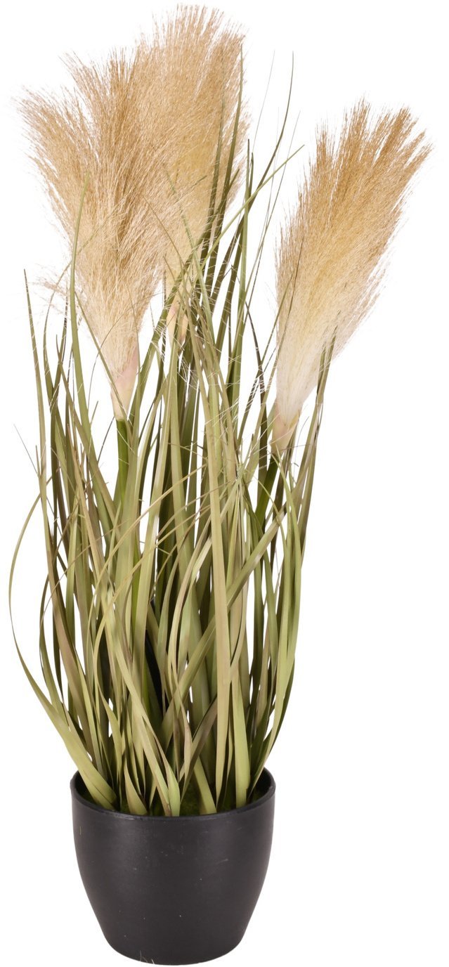 Direct Home and Garden Sztuczna roślina w doniczce z brązowymi pomponami 90cm