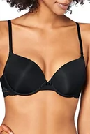 Biustonosze - Triumph Damski biustonosz push-up Micro Whum, Czarny, 75C - miniaturka - grafika 1