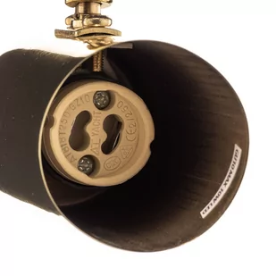 Euluna Spot sufitowy Lund czarny i złoty, 1-punktowy - Lampy sufitowe - miniaturka - grafika 4