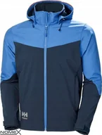 Kurtki męskie - Kurtka męska Helly Hansen Jacket HELLY HANSEN Oxford Softshell, light blue XL - miniaturka - grafika 1