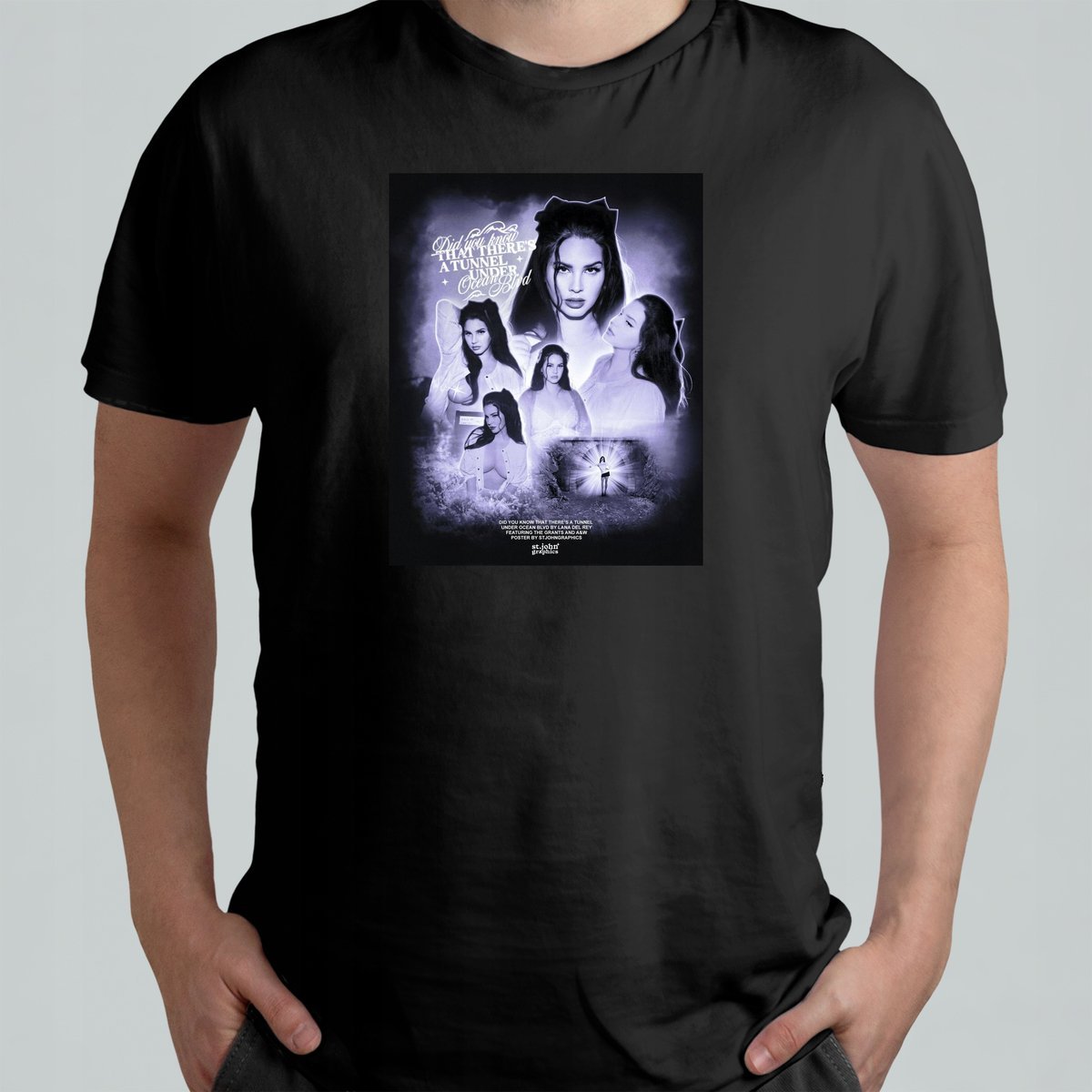 KOSZULKA MĘSKA ŚMIESZNA T-SHIRT Z NADRUKIEM LANA DEL REY SUMMER r. L #33