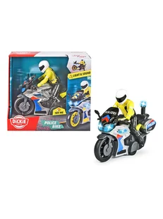 Dickie Toys Motocykl "A-Police Bike" - 3+ - Pociągi dla dzieci - miniaturka - grafika 1