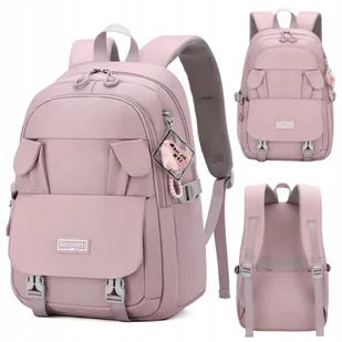 Pakowany Plecak Szkolny Młodzieżowy Z Uszami Króliczek Róż Pink Rok Szkolny - Plecaki szkolne i tornistry - miniaturka - grafika 1