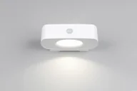 Lampy ogrodowe - RL Light BILBAO R23336201 biały kinkiet solarny LED 6W z czujnikiem i możliwością doładowania przez port USB - miniaturka - grafika 1