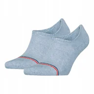Skarpetki damskie - Tommy Hilfiger Skarpety Skarpetki Stopki 2P Niebieske R.43-46 - miniaturka - grafika 1