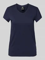 Koszulki i topy damskie - T-shirt z wyhaftowanym logo model ‘Eyben’ - miniaturka - grafika 1