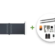 Bramy garażowe - Elektryczna CASANOOV BRAMA skrzydłowa ARLBERG 400B140 szara + napęd TANKER B250 - miniaturka - grafika 1