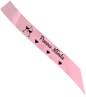 Wieczór panieński i kawalerski - Szarfa na wieczór panieński Panna Młoda - 140 cm - 1 szt. - miniaturka - grafika 1