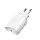 Ładowarki do telefonów - Devia ładowarka sieciowa Smart PD 25W 1x USB-C biała + kabel USB-C - USB-C - miniaturka - grafika 1