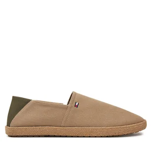 Espadryle Tommy Hilfiger FM0FM05353 Beżowy - Espadryle męskie - miniaturka - grafika 1