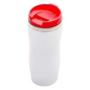 Kubek izotermiczny Askim 350 ml, czerwony - Kubki termiczne - miniaturka - grafika 1