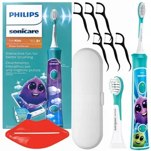 Szczoteczka Soniczna Philips for Kids Hx6322/04 + Etui Podróżne - Szczoteczki do zębów dla dzieci - miniaturka - grafika 1