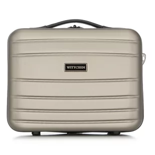 WITTCHEN WITTCHEN Globe Line kuferek na kosmetyki, XS, szampański (biały) - 56-3A-654-86 56-3A-654-86 - Moda i Uroda OUTLET - miniaturka - grafika 1