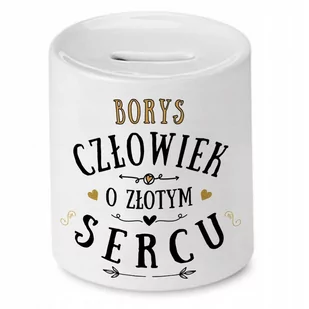 Skarbonka Dla Borysa na Urodziny Idealny Prezent z Nadrukiem ze Zdjęciem - Skarbonki - miniaturka - grafika 1