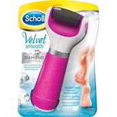 Pielęgnacja stóp - Scholl RECKITT BENCKISER (POLAND) S.A. 3. Velvet Smooth elektroniczny pilnik różowy do stóp z kryształkami diamentów 9074827 - miniaturka - grafika 1