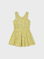 Sukienki i spódniczki dla dziewczynek - Mayoral Sukienka letnia 3943 Żółty - miniaturka - grafika 1