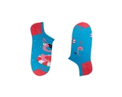 Skarpetki męskie - Stopki nie do pary w różowe Flamingi - miniaturka - grafika 1