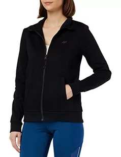 4F Damska bluza, Głęboki czarny, XS - Bluzy damskie - miniaturka - grafika 1