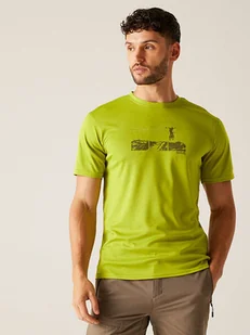 Regatta Koszulka "Fingal IX" w kolorze zielonym do biegania - Koszulki sportowe męskie - miniaturka - grafika 1