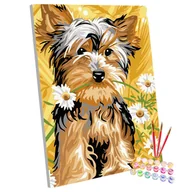 Malowanie po numerach - Zestaw do malowania po numerach, 40x50 cm, Słodki York - miniaturka - grafika 1