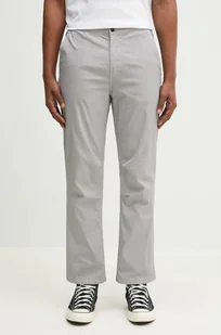 Napapijri spodnie M-Massi Chino męskie kolor szary proste NP0A4IDUH621 - Spodnie męskie - miniaturka - grafika 1