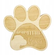 Kubki - Bokser, Boxer 4 podkładki pod kubek z grawerem - miniaturka - grafika 1