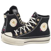 Trampki damskie - Trampki CTAS Lift HI Black/Egret/Gold A08731C (CO693-a) Converse - miniaturka - grafika 1