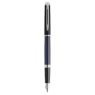 Pióra kulkowe - Pióro wieczne WATERMAN HMSPH24 BLACK BLUE CT FP F GB niebieskie /2202847/ - miniaturka - grafika 1