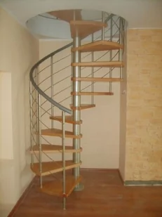 Schody kręcone CORA model Bawaria 03 120 cm - Schody strychowe Schody kręcone CORA model Bawaria 03 120 cm - Schody strychowe - miniaturka - grafika 1