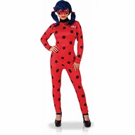 Moda i Uroda OUTLET - Rubies damski kostium damski Déguisement Adulte Ladybug dla dorosłych, róż, pojedyncza kobieta, rouge - miniaturka - grafika 1