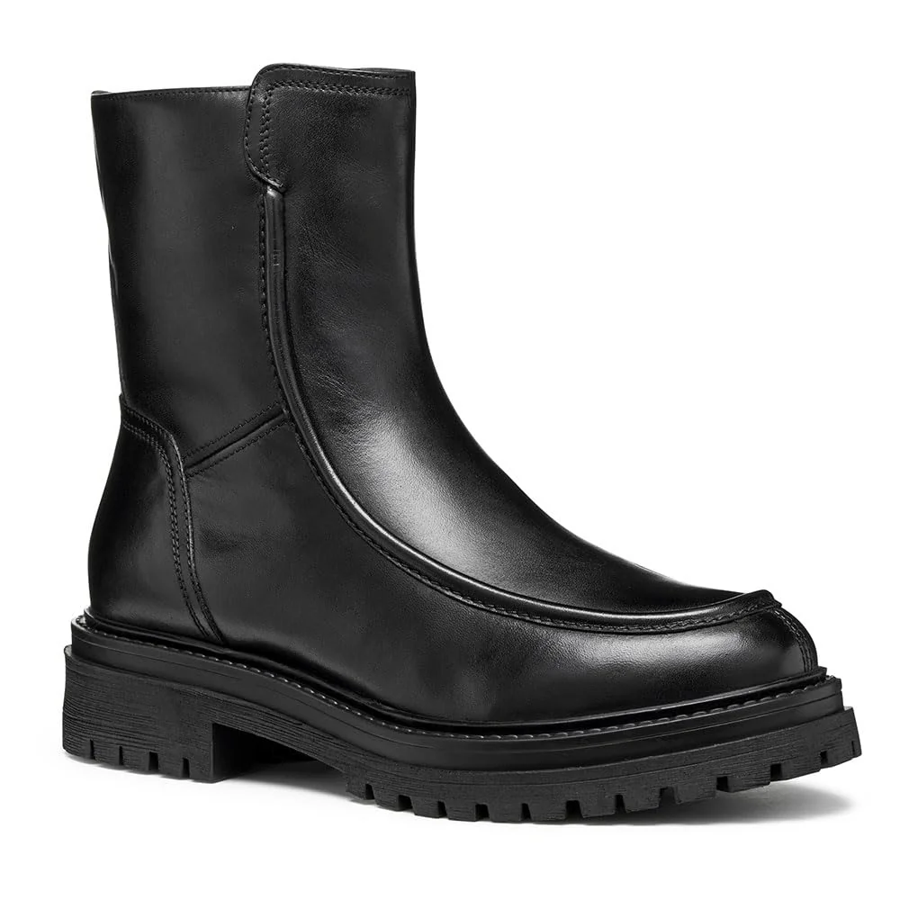 Geox Damskie buty D IRIDEA Ankle Boot, czarne, 40 EU, czarny, 40 EU