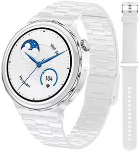 Hagen HC24 Biało-srebrny - Smartwatch - miniaturka - grafika 1