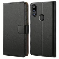 Portfele - TEMU Etui portfelowe z klapką i podpórką ze skóry ekologicznej, kompatybilne z Samsung Galaxy M01, M01S, M10, M11, M12, M13, M20, M21, M23, Samsung - miniaturka - grafika 1