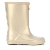 Buty dla chłopców - Kalosze Hunter KFT5089NEB-PGL Beżowy - miniaturka - grafika 1