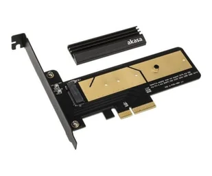 Akasa Adapter M.2 SSD PCIe z chłodzeniem (AK-PCCM2P-02) - Adaptery i przejściówki - miniaturka - grafika 2