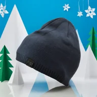 Czapki damskie - Męska Zimowa Czapka Granatowa z polarem - L/XL FBI ST-508B - miniaturka - grafika 1