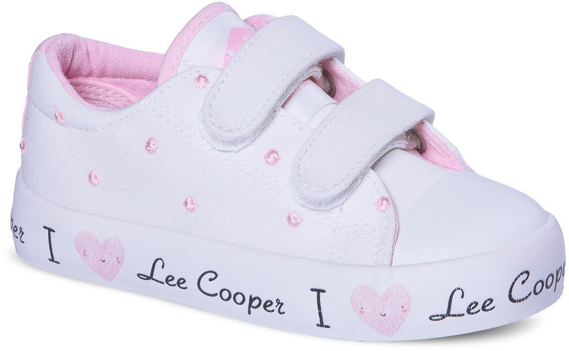 Lee Cooper buty dziecięce LCW-25-02-3264K WHITE 25