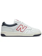 Trampki męskie - New Balance Skórzane sneakersy "480" w kolorze biało-granatowym - miniaturka - grafika 1